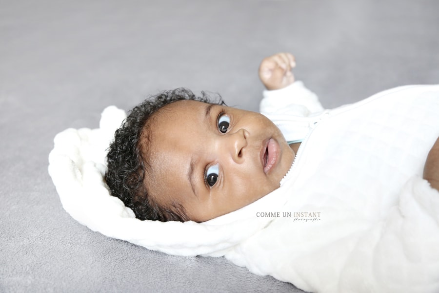 bébé studio, bébé métis, bébé, photographe professionnelle pour bebe, photographie bébé noir, bébé peau noire